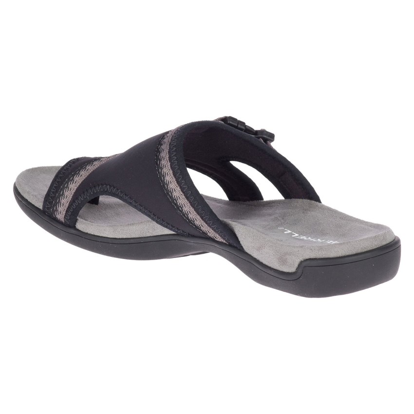 Sandales Merrell District Muri Wrap Noir Femme | Q.X.HGKA